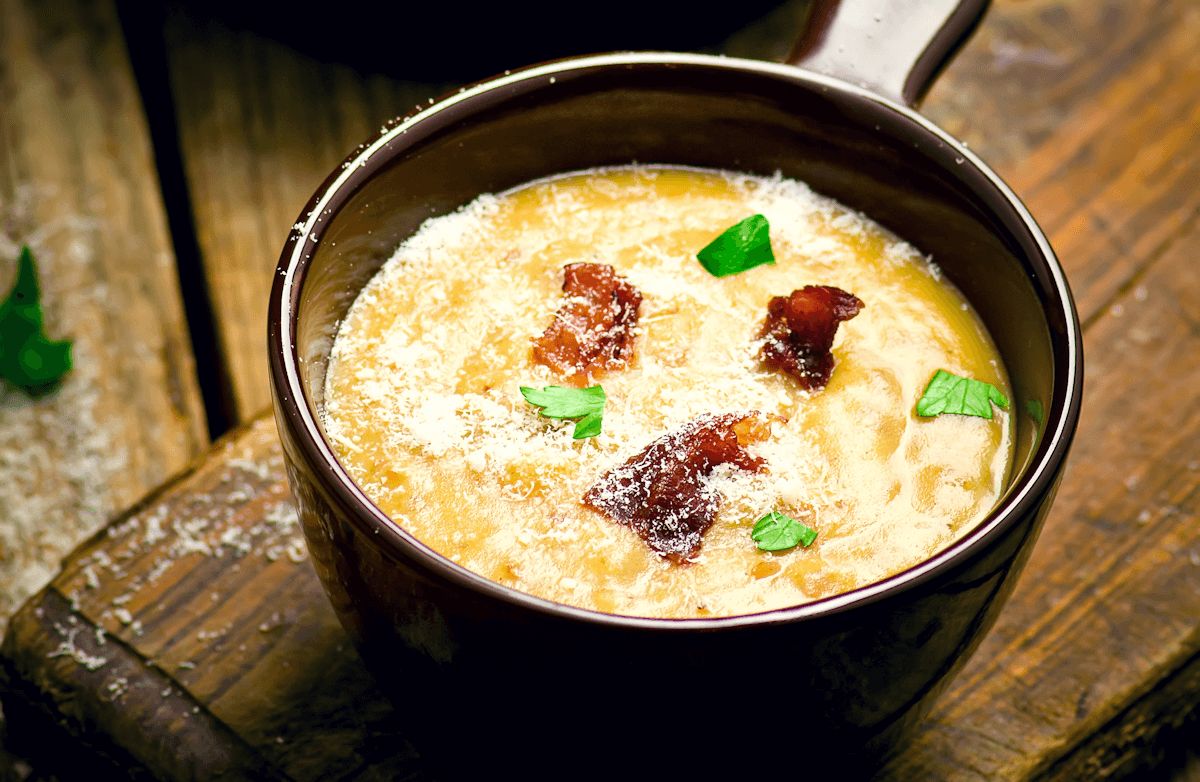 Slow Cooker Cheesy Potato Soup