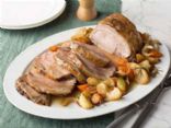 Slow Cooker Pork Tenderloin with Apples, Cranberries, and Carrots