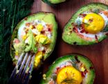 Smoked Salmon Egg Stuffed Avocado