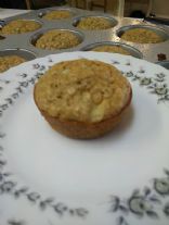 Spiced Banana oatmeal muffins