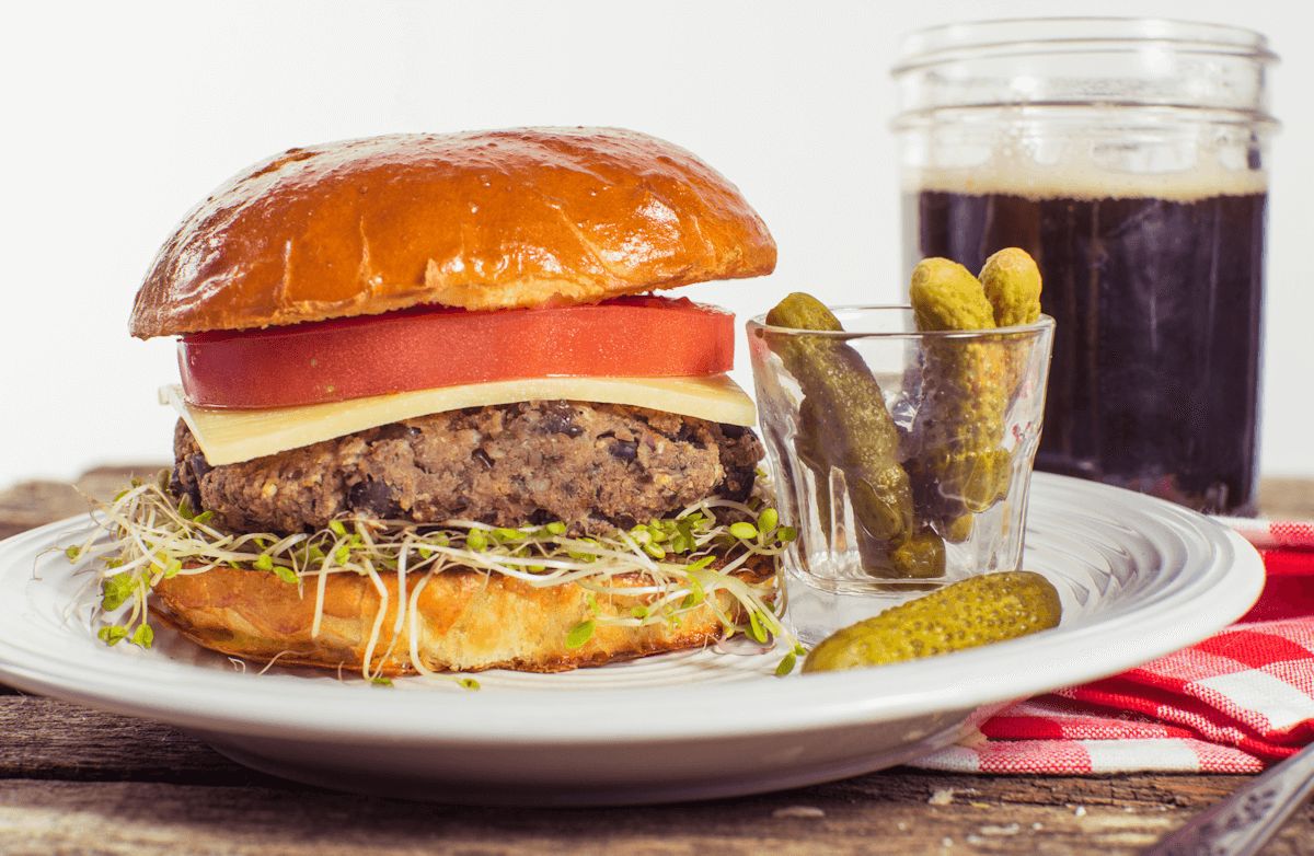 Spicy Black Bean Burgers