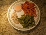 Spicy Chipotle Sweet Potato Fries/with Sriracha Sauce  