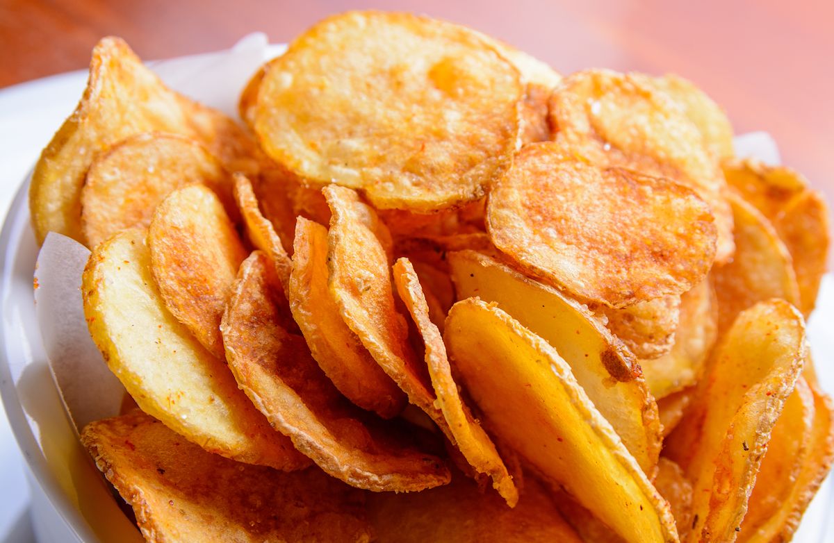 Spicy Sweet Potato Chips