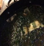 Spinach cheese ravioli soup