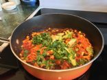 Spiralized Sweet Potato Enchilada Skillet