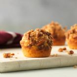 Sweet Potato Muffins with Pecan Streusel