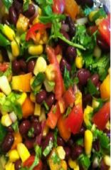 Sweet corn & black bean salad