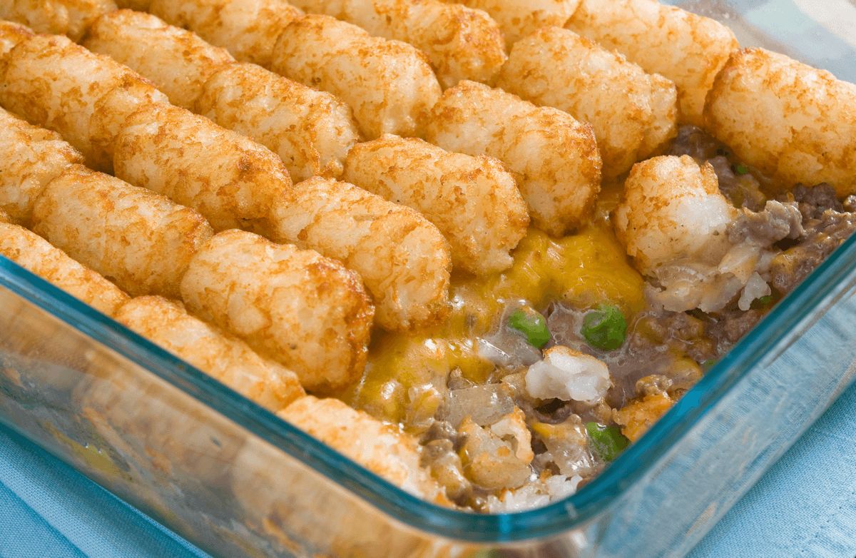 Tater Tot and Ground Turkey Casserole