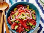 Tomato, Cucumber, and Red Onion Salad