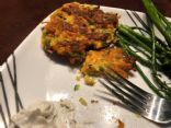 Vegetable Fritters with Creamy Dipping Sauce