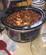 Vegetarian Easy Dump Chili (Vegan if you don't top with cheese later) 