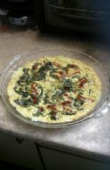 Veggie  Frittata  with  hashbrown  crust