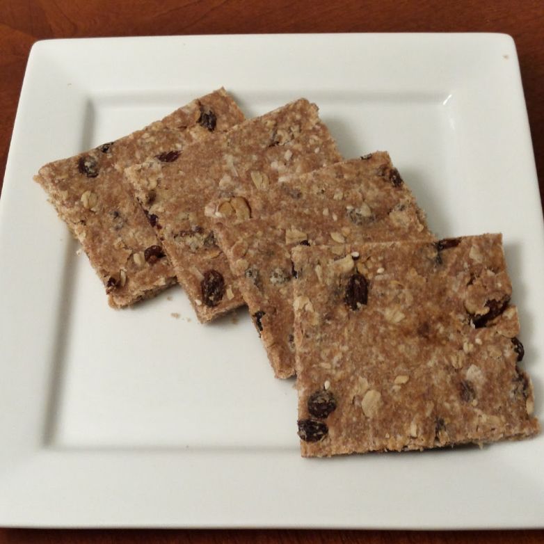 Wheat-Oat-Raisin Breakfast Bar