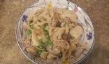 White wine chicken pasta