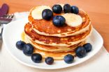 Whole-Grain Banana Blueberry Pancakes