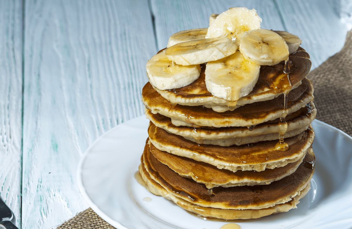 Whole-Wheat Banana Pancakes