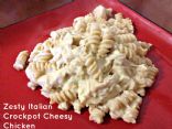 Zesty Italian Chicken made in crockpot