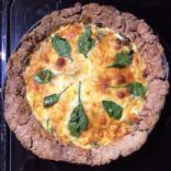 Sausage Spinach Quiche 