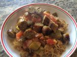 Curry Sausage gumbo 