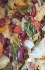 Cabbage Kidney Bean Stew