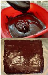 Dark chocolate ganache