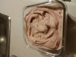 simple strawberry banana protein ice cream