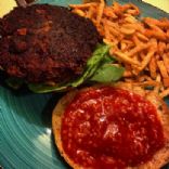 spicy Black bean and corn veggie burger patties