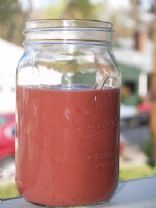 Raw Raspberry Papaya Smoothie