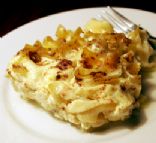 Healthy Peaches n' Cream Kugel