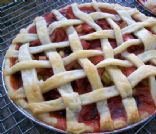 Strawberry - Banana Rhubarb pie