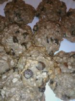 Banana Oatmeal Chip Cookies