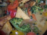 Vegetable Tofu Coconut Curry