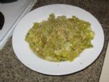 Sesame Leeks and Cabbage