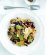Roasted Eggplant, Basil & Ricotta Pasta