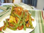 Rhea's Baked Chicken w/Sun-Dried Tomato & Asparagus 