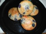 Viki's Yummy Low Carb/Low Fat Whole Wheat Blueberry Muffins