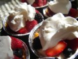 Cream cheese fruit tarts