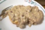 Homemade Sausage Gravy & Biscuits