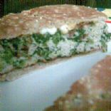 Spinach salad turkey burgers