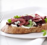 Open Face Roast Beef Sandwich