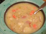 Potato Leek Soup with White Beans & Thyme