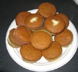 Layered Cream Cheese Pumpkin Muffins
