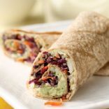 Creamy Avocado & White Bean Wrap