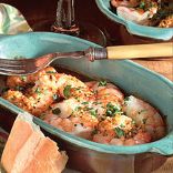 Baked Shrimp in Lemony Garlic Sauce 