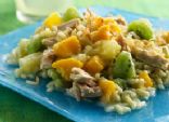 Tropical Fruit, Rice and Tuna Salad