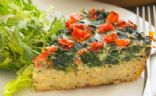 Spinach and Tomato Quiche