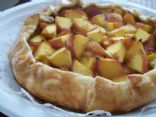 Rustic Peach Tart