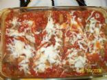 Easy Light Eggplant Parmesan Cassarole