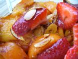 Toasted almond fruit salad