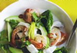 Lime-Cured Snapper with Chilli, Avocado & Prawns